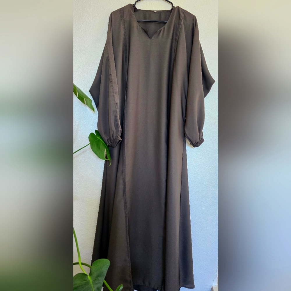 Closed Abaya with Hijab | Nada Fabric